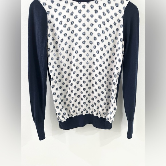 Equipment Silk Front Wool Sweater Navy Size XS - Picture 4 of 6